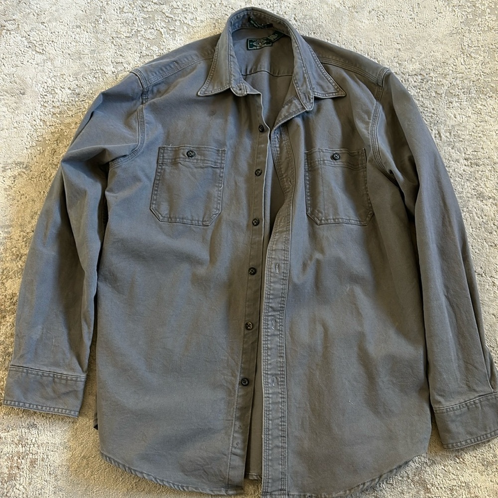 Men’s G H Bass & Co shirt jacket size large
